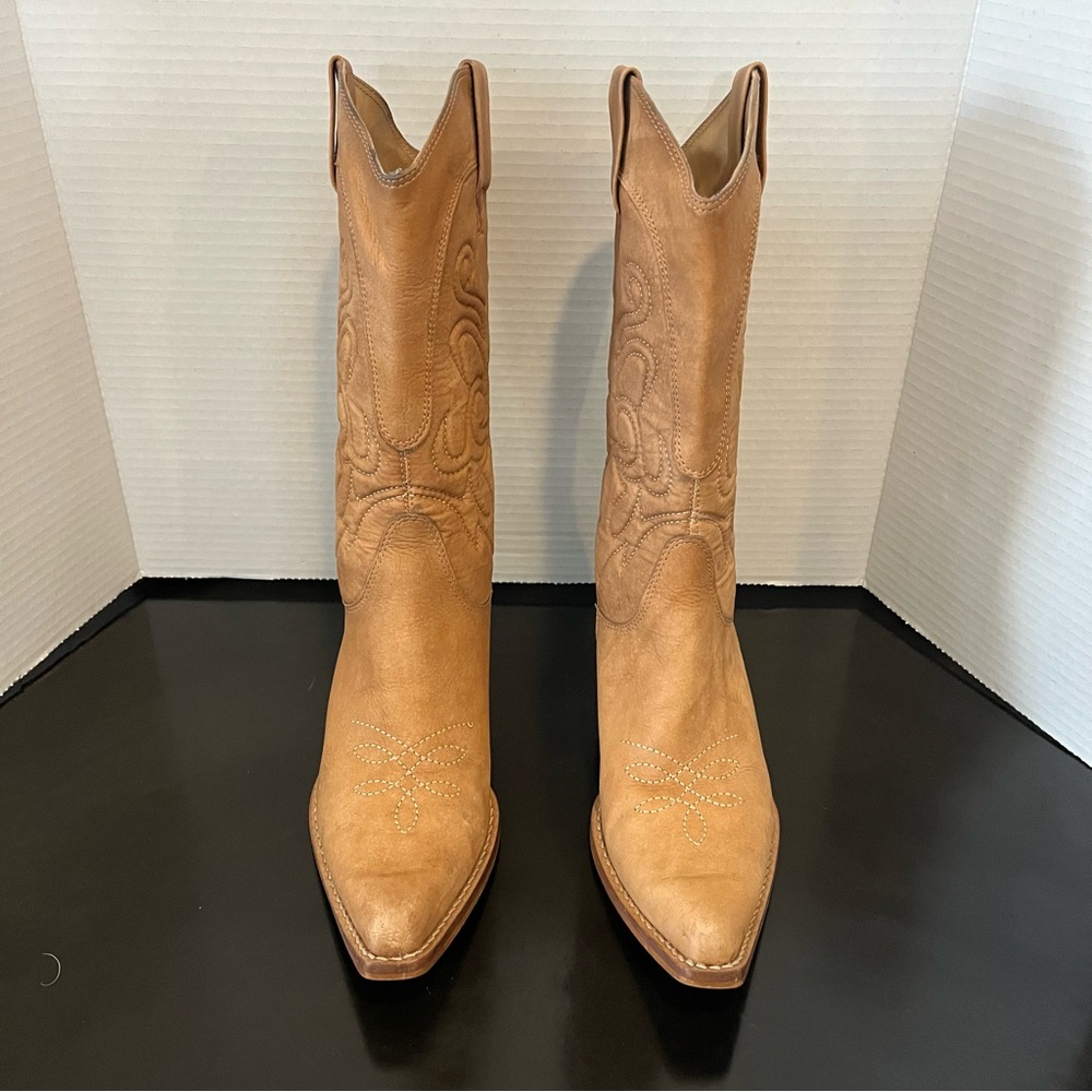 Penny Loves Kenny Camel Heeled Boots